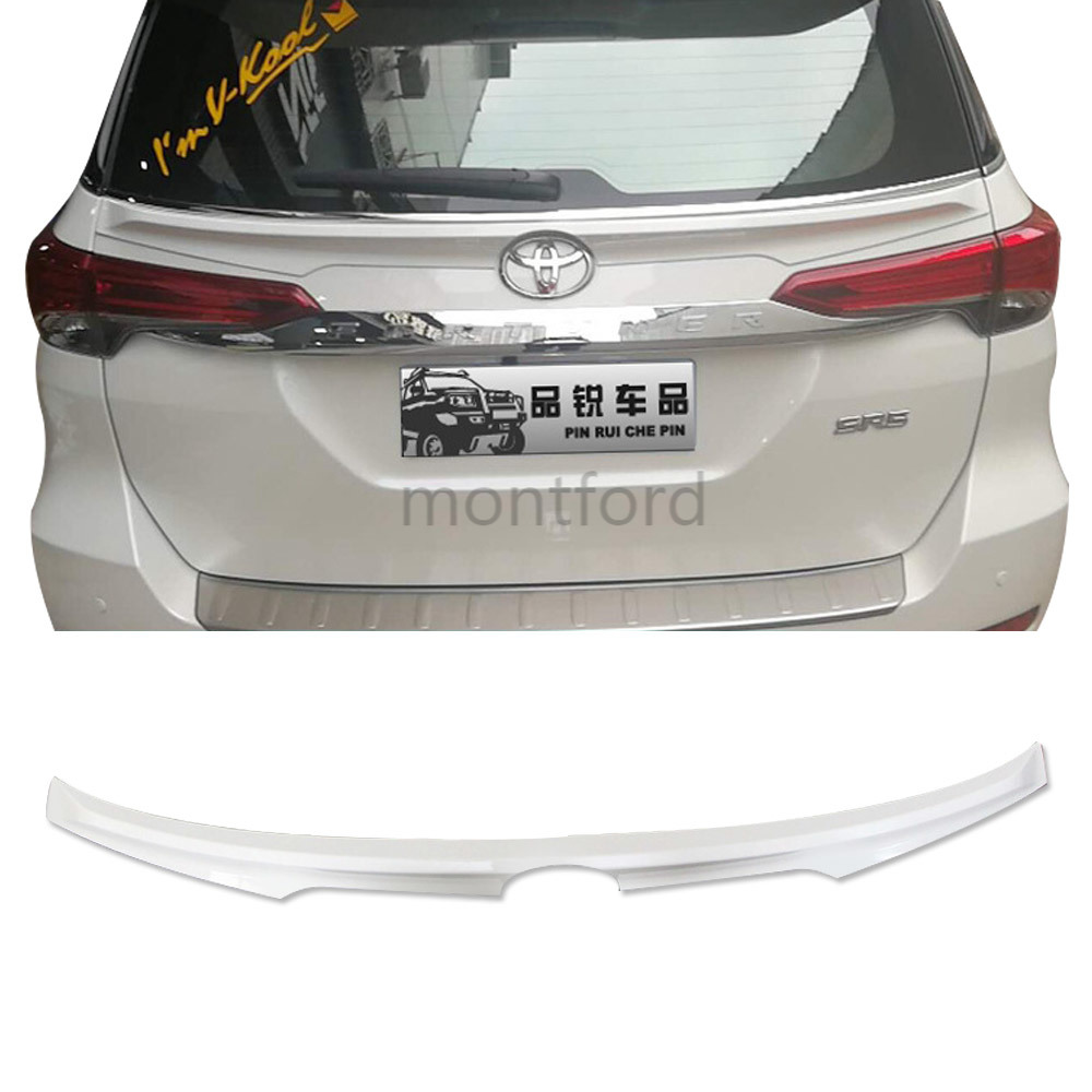 Aile de coffre extérieur en ABS, non peinte, aileron central pour Toyota Fortuner 2016 2017 2018 2019