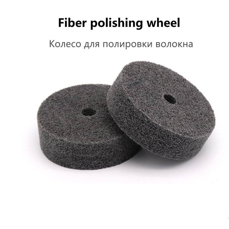 1 Chiếc 75*20*10Mm Sợi Nylon Đánh Bóng Bánh Xe Không Dệt Đánh Bóng Bánh Xe Kim Loại Bề Mặt Hoàn Thiện gỗ Dụng Cụ Làm Bóng