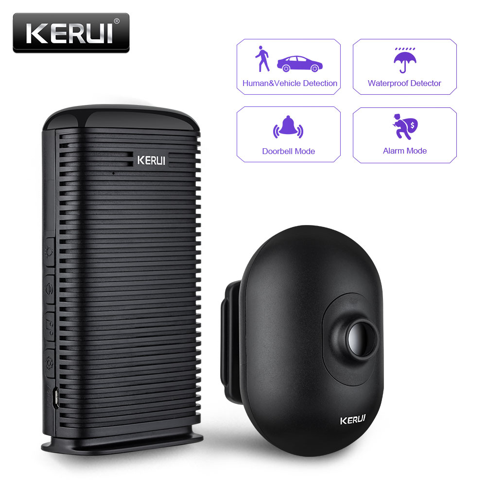 KERUI DW9 allée système d'alarme de Garage extérieur sans fil sécurité à domicile PIR détecteur infrarouge de mouvement alarme antivol de véhicule