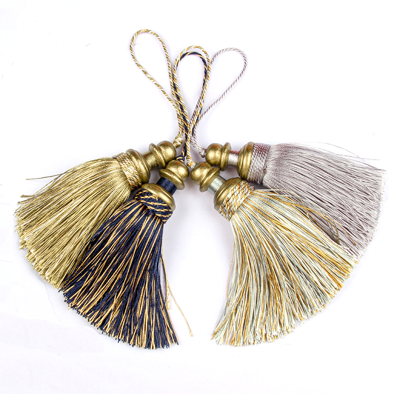 1Pc Ambachten Zijde Kwastje Borstel Voor Kabinet Gordijn Home Decoratie Handgemaakte Kwasten Opknoping Hanger Diy Sieraden Accessoires