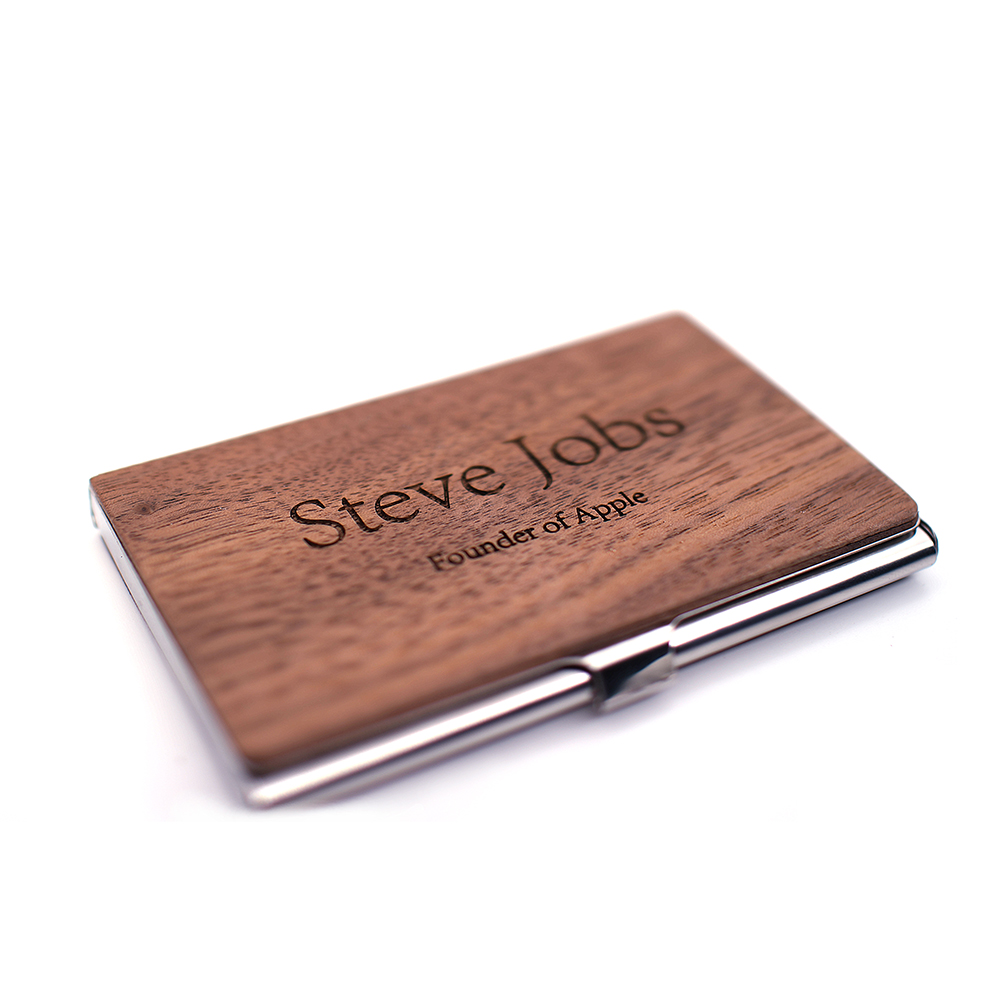 Tarjetero con función de madera de 24 Bits para hombre y mujer, cartera para tarjetas de crédito, pasaporte, identificación, CB001