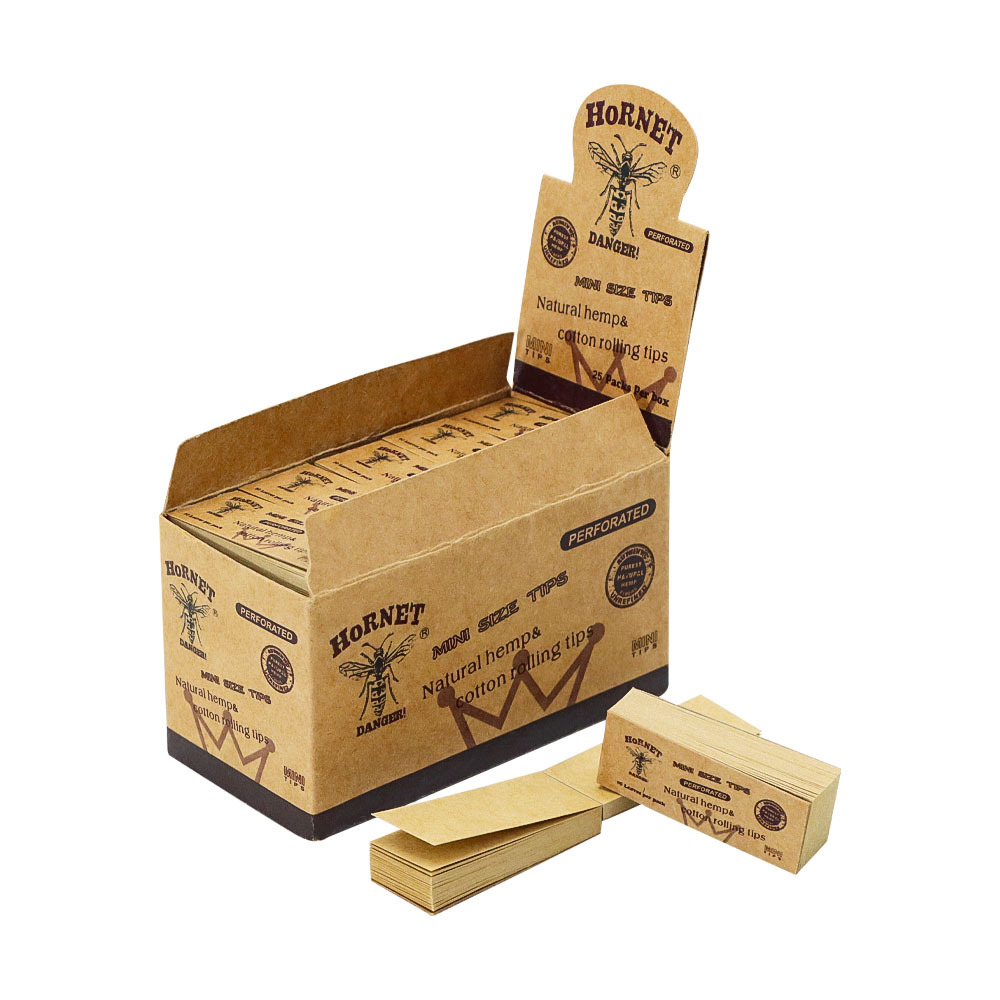 Puntas de filtro de cigarrillos Papel rodante 25 folletos Papel rodante natural sin refinar para fumar 50 hojas