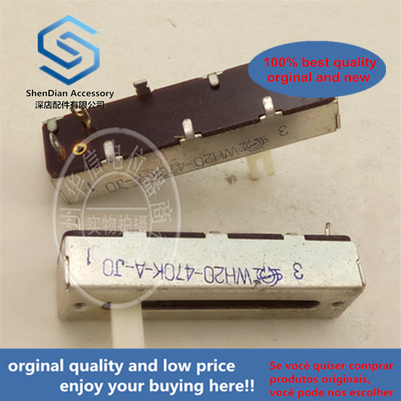 1 stks 100% nieuwe Wh20-470k-a 470ka 5 cm WH20-470K-A 470KA enkele push potentiometer
