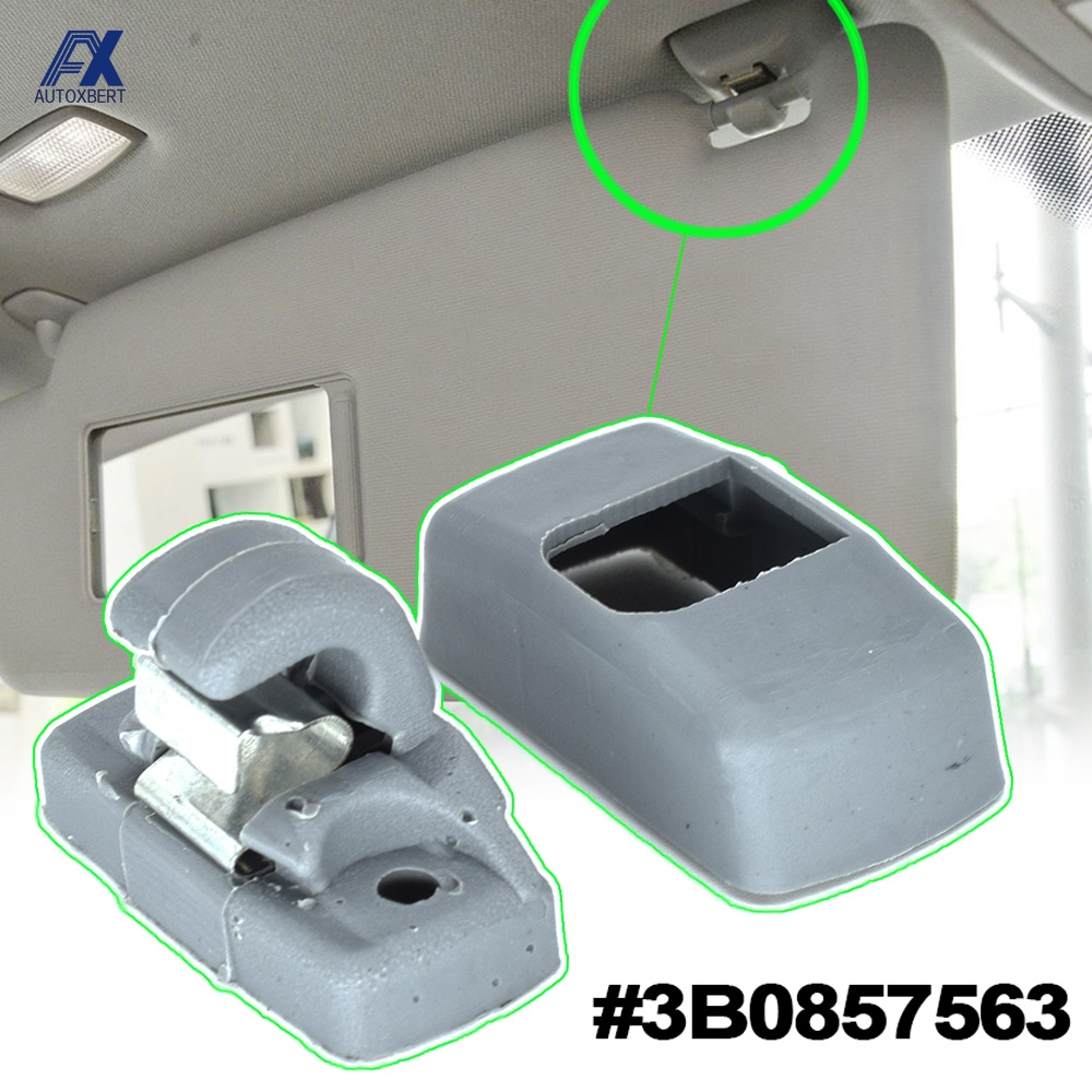 1pc cinza frente viseira de sol gancho clipes suporte para assento altea xl arosa ibiza 6l st leon 1m 1p toledo 5p alhambra cordoba vario