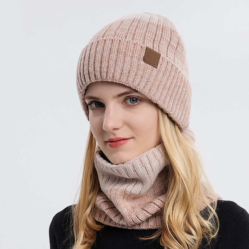 Winter Hüte Für Mann Casual Mützen Kappe Gestrickte frauen Dick Warmer Schal Hut Sets Herbst Paar Outdoor Motorhaube Mode beanies