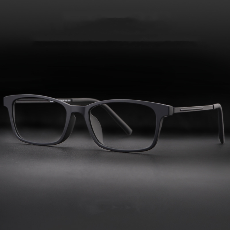 Men And Women Pure Titanium TR90 Spectacles Frames Myopia Glasses Ultra Light Comfortable Full Frame Square Optical Eyewear 8802