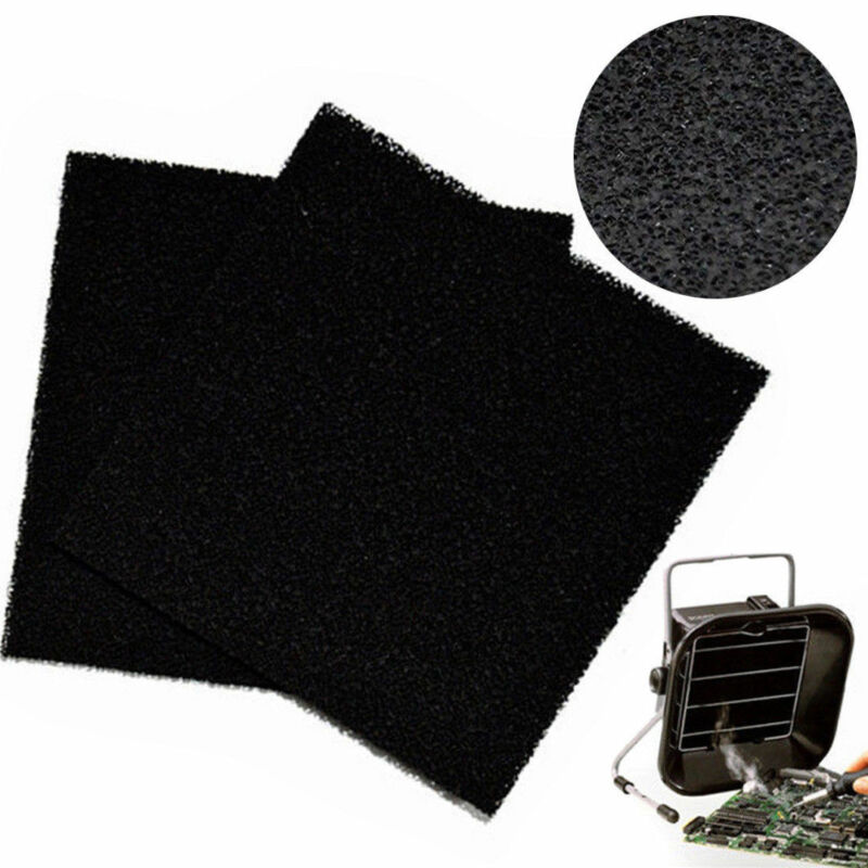 5 éponges filtrantes en charbon actif noir de haute qualité 13*13*1cm pour absorbeur de fumée de soudure 493, éponge d'évacuation de fumée ESD