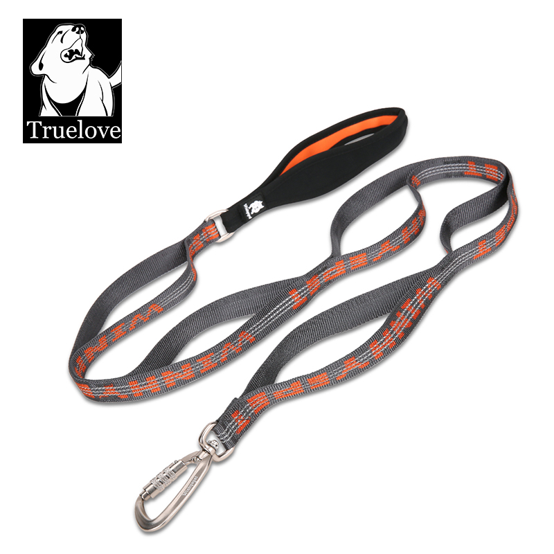 Troelove coleira para animais de estimação mosquetão corda de tração 3m reflexivo resistente à tração correias de náilon cão grande e feroz dedicado para fora yl1832