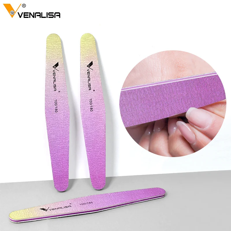 5 Buah/Set Alat Kuku Penyangga Kuku Kikir Kuku Venalisa untuk Manikur Pedikur Gel Pemoles Kuku Aksesori Seni Kuku