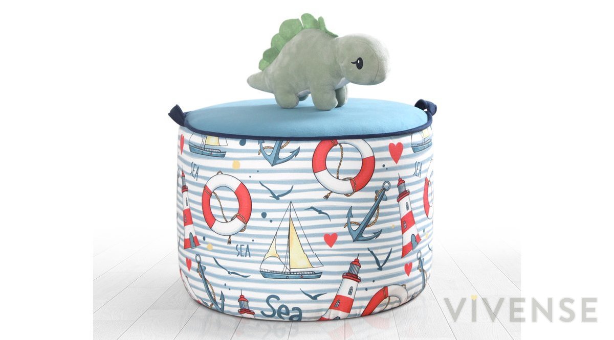 LODIE Anak Puff Biru