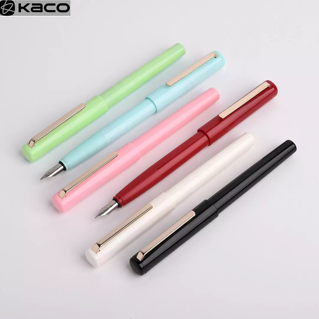 Ручка перьевая KACO MELLOW, карандаш для письма для студентов и каллиграфии, офисные принадлежности, простые деловые авторучки, новинка 2020