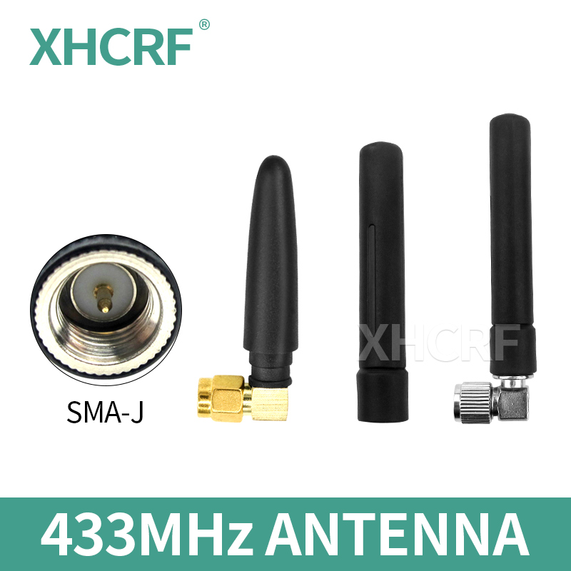 Antenne 433 MHz LoRa Module sans fil antennes 433 MHz omnidirectionnelle externe pliable aérienne MA mâle pour Module de carte mère