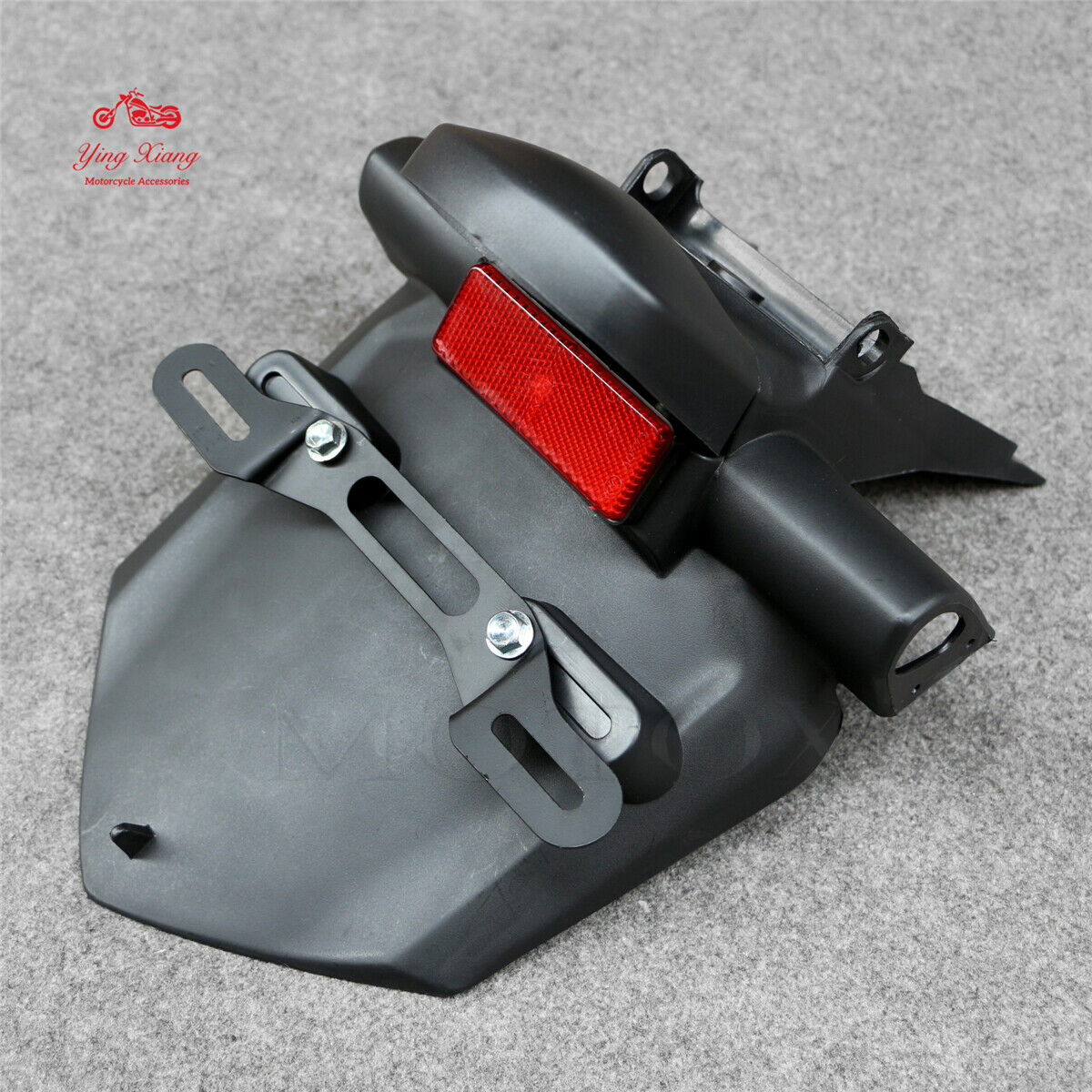 Cocok untuk 2004 - 2010 Yamaha FZ6 FZ6N S Sepeda Motor Fender Ban Belakang Dudukan Plat Nomor 2005 2006 2007 2008 09