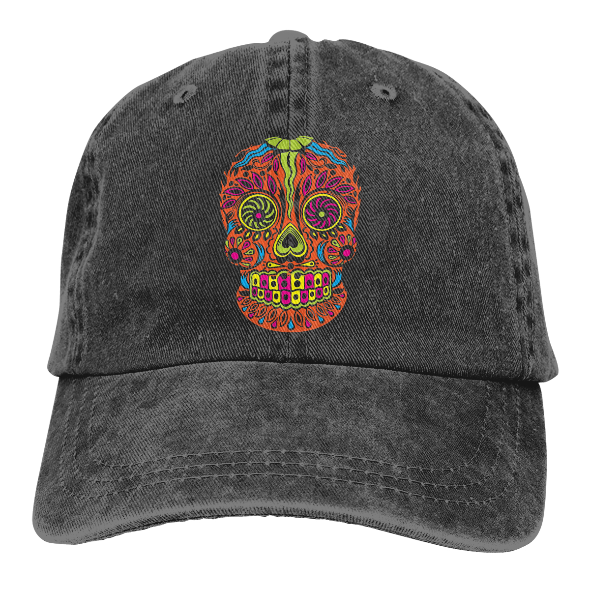 Calavera – casquette de Baseball pour hommes et femmes, style mexicain, avec crâne en sucre, couleurs amusantes, pour l'été