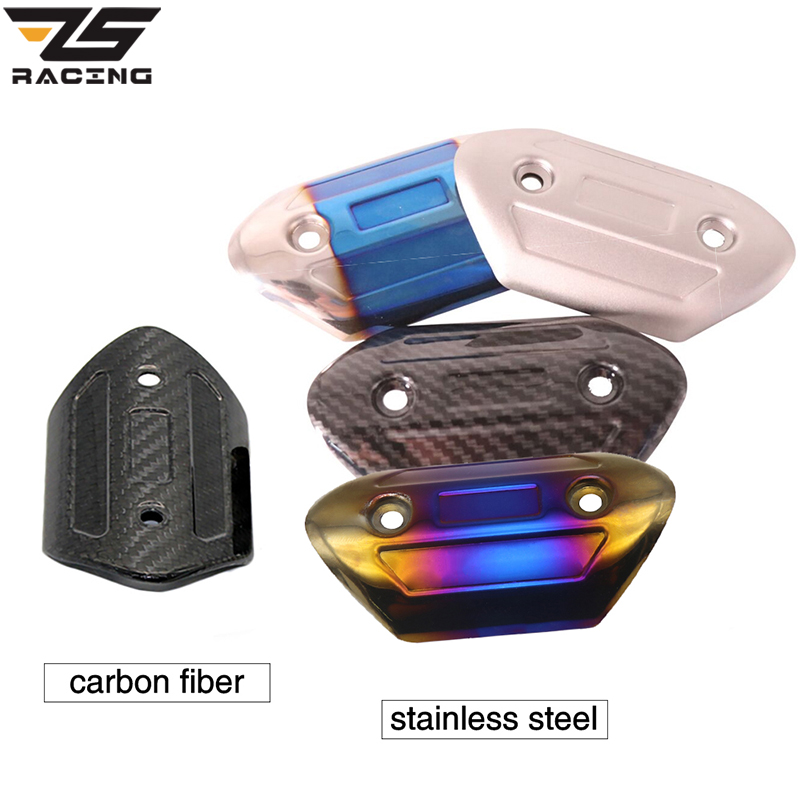 Zs racing 40-63mm silenciador de escape da motocicleta protetor de tubo escudo térmico capa guarda anti-escaldante peças de motocross