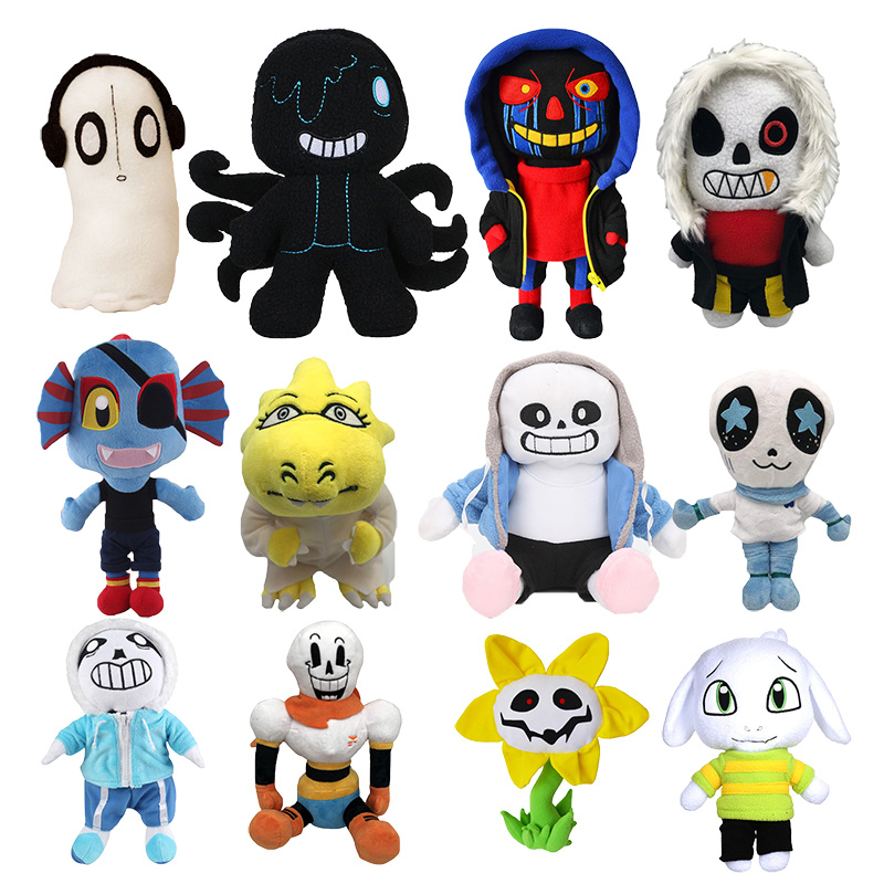 20-стиль, плюшевые игрушки Undertale, мультяшные плюшевые куклы Sans Undertale, фриск, мягкие игрушки-зомби для детей, подарки на день рождения