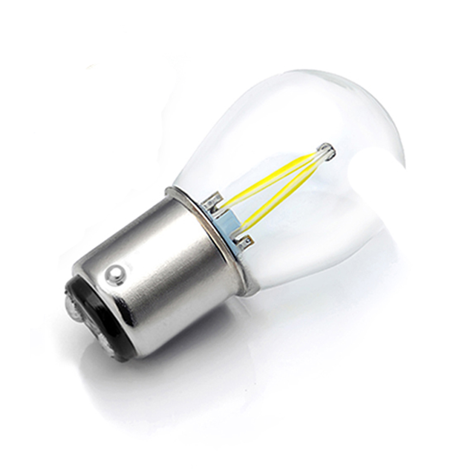 1X BAY15D Led 1157 Remlicht Lamp 2 Gloeien Super Heldere P21/5 w Led Auto Lampen Auto Lichtbron Geel Rood Wit 12 v 6000 k
