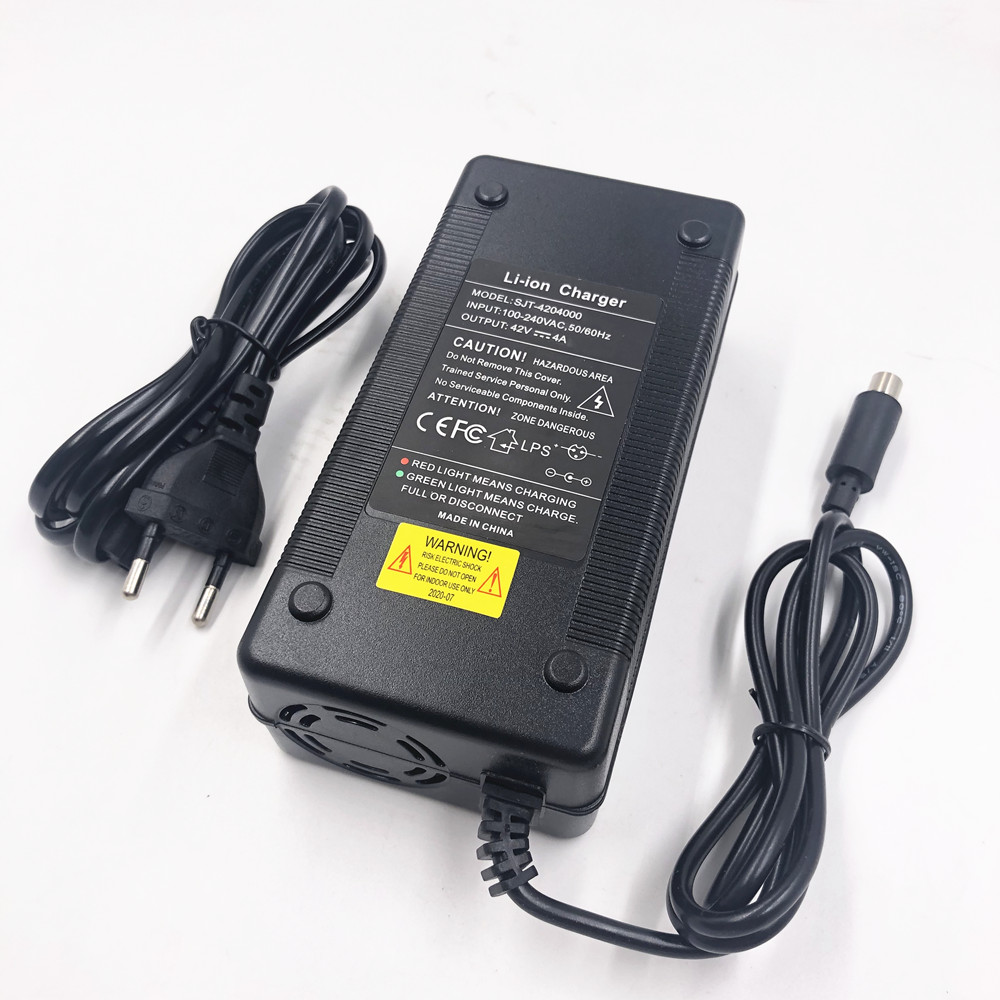 36V 4A Lithium-Batterieladegerät für 42V 4A Xiaomi M365 Pro Ladegerät Hochwertiges Schnellladen