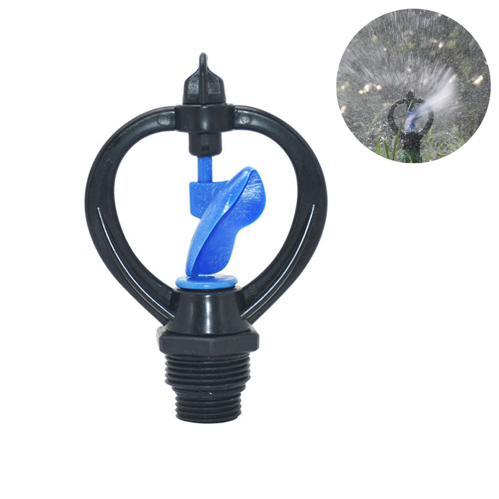 1/2 3/4 Polegada agricultura sprinkler 360 graus giratórios gramado sprinklers para jardim jardinagem rega de água 1pc