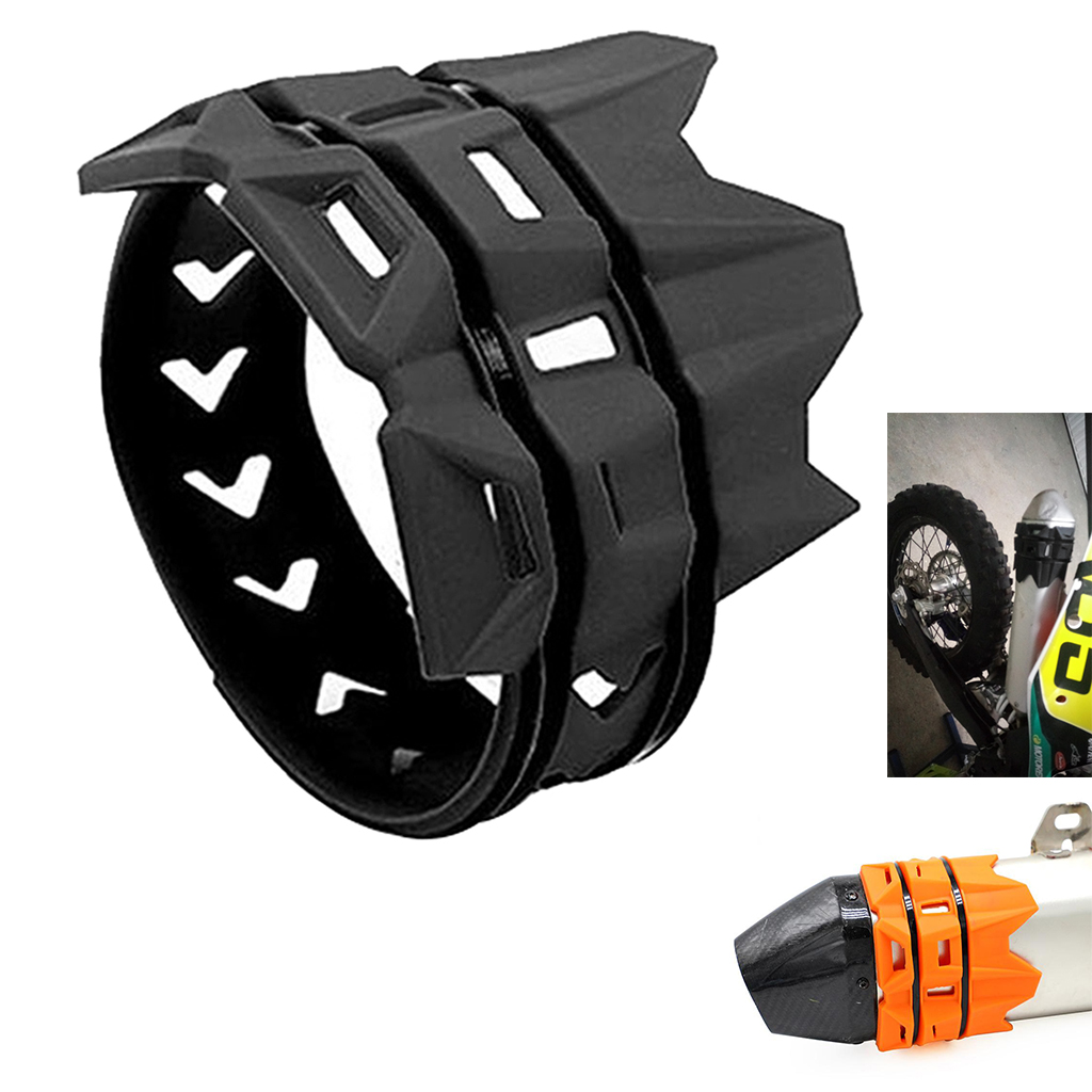 Universal Dirt Pit Bike ท่อไอเสีย Silencer Protector Guard สำหรับ Motocross 6สีท่อไอเสียรถจักรยานยนต์ Protector