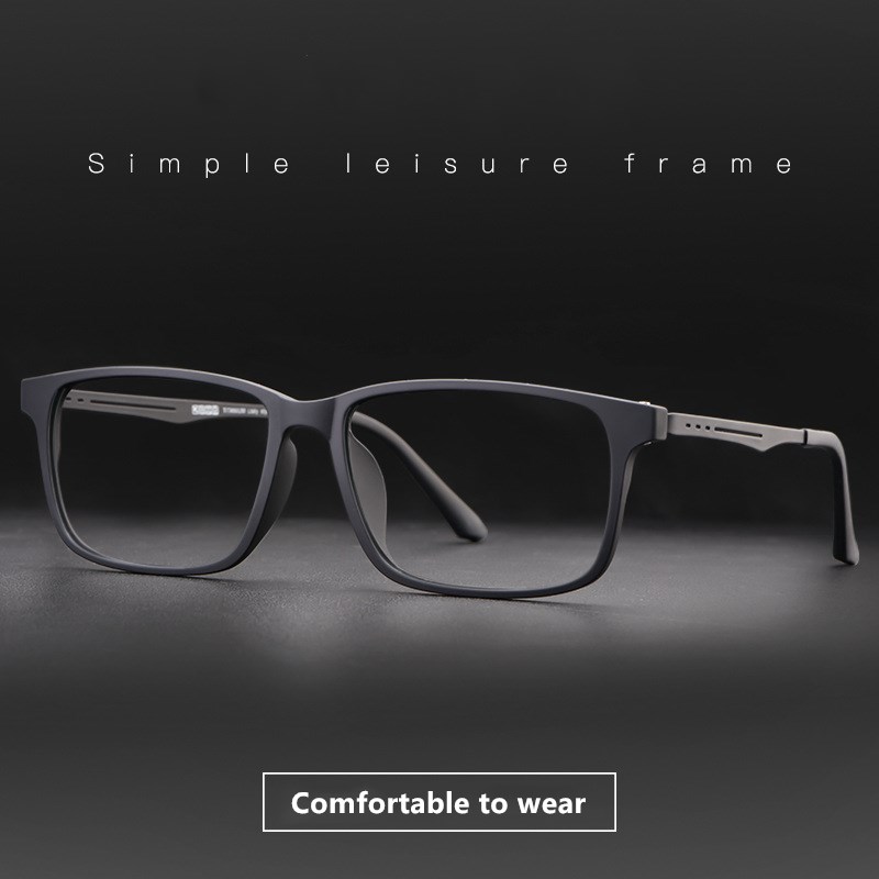 Gmei – monture de lunettes optique en titane pur pour homme, monture pour myopie, légère et confortable, monture complète, grande taille, 8838