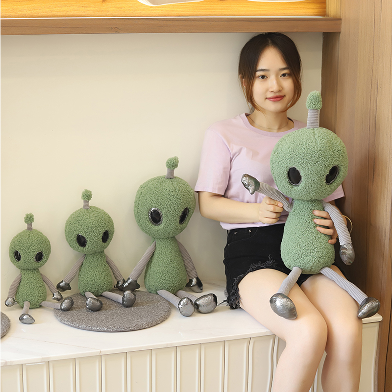 Figura de película de ciencia ficción de 38-68cm, Alien extraño, juguete de felpa, planeta suave, criatura, muñeco de peluche para niños, regalo único y feo de dibujos animados