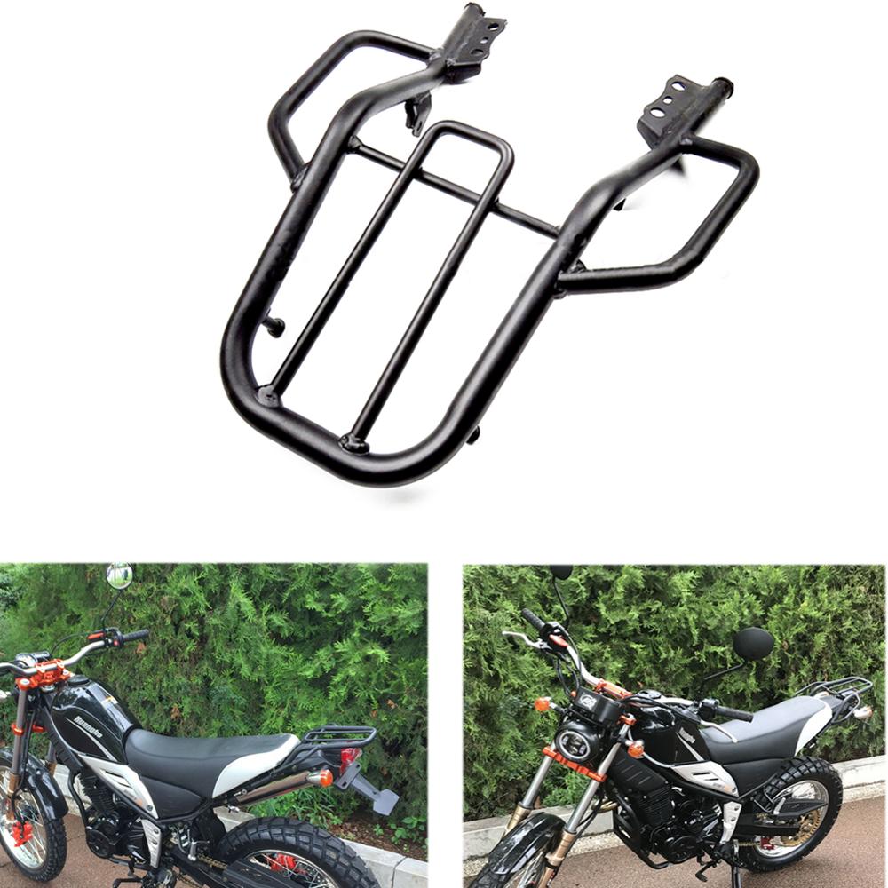 Motorrad-Heckträger Gepäckträger Stützgestell für Yamaha XG250 XG 250 Tricker 2003-2014 Schwarz Silber 2004