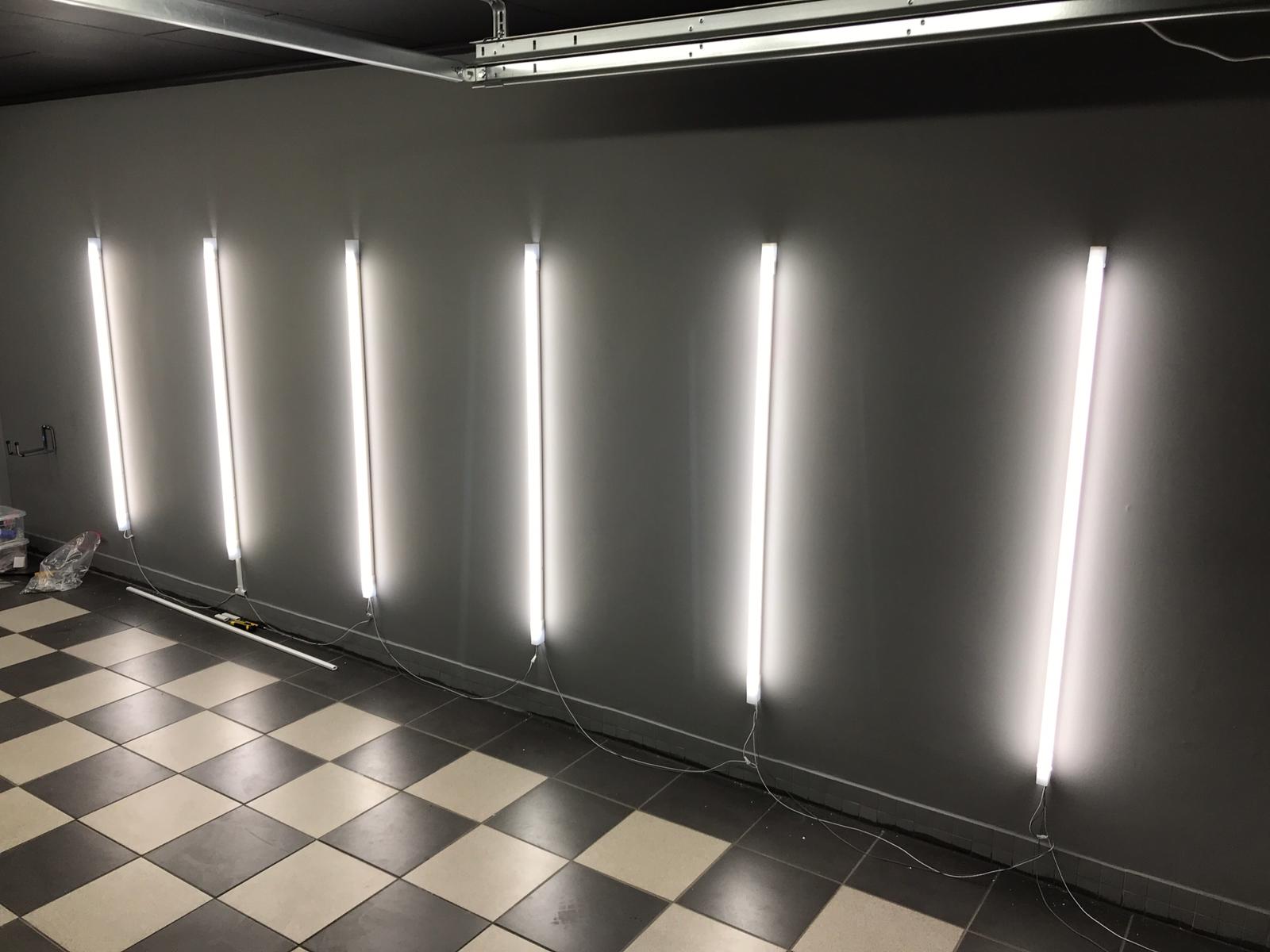 6 pièces Auto Spa haute Performance système Commercial LED détail voiture atelier lumière mur barre LED