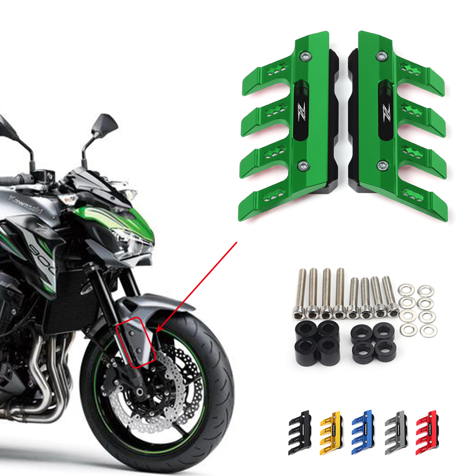 Protecteur de fourche avant de moto, garde-boue Z, garde-boue pour Kawasaki Z125, Z250, Z300, Z750, Z800, Z900, Z1000, Z1000SX, accessoires de protection