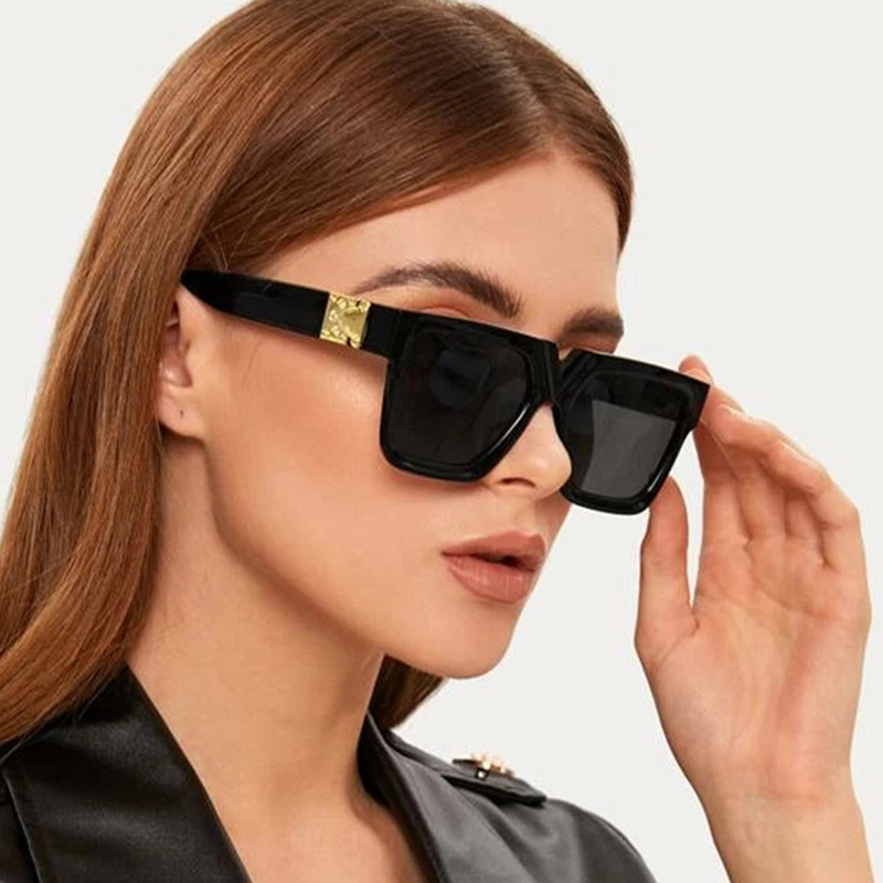 Black Square Retro สไตล์ผู้หญิงแว่นตากันแดด Vintage แว่นตา Sun สำหรับหญิงแบรนด์หรูแว่นตาขนาดเล็ก Oculos De Sol