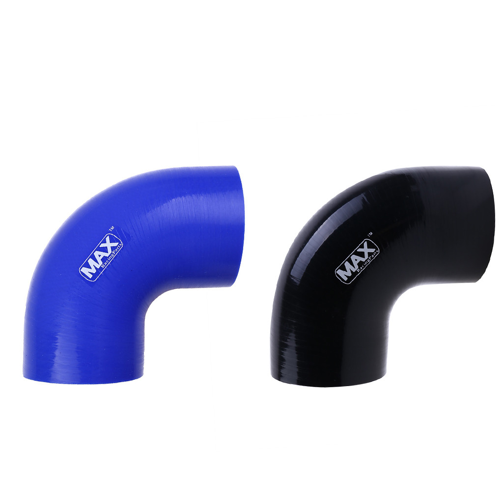 Wąż silikonowy Kolanko 90 stopni 50 mm 63 mm 70 mm 76 mm 89 mm 102 mm Czarny Niebieski Intercooler Kolanko rury dolotowej Redukcja węża
