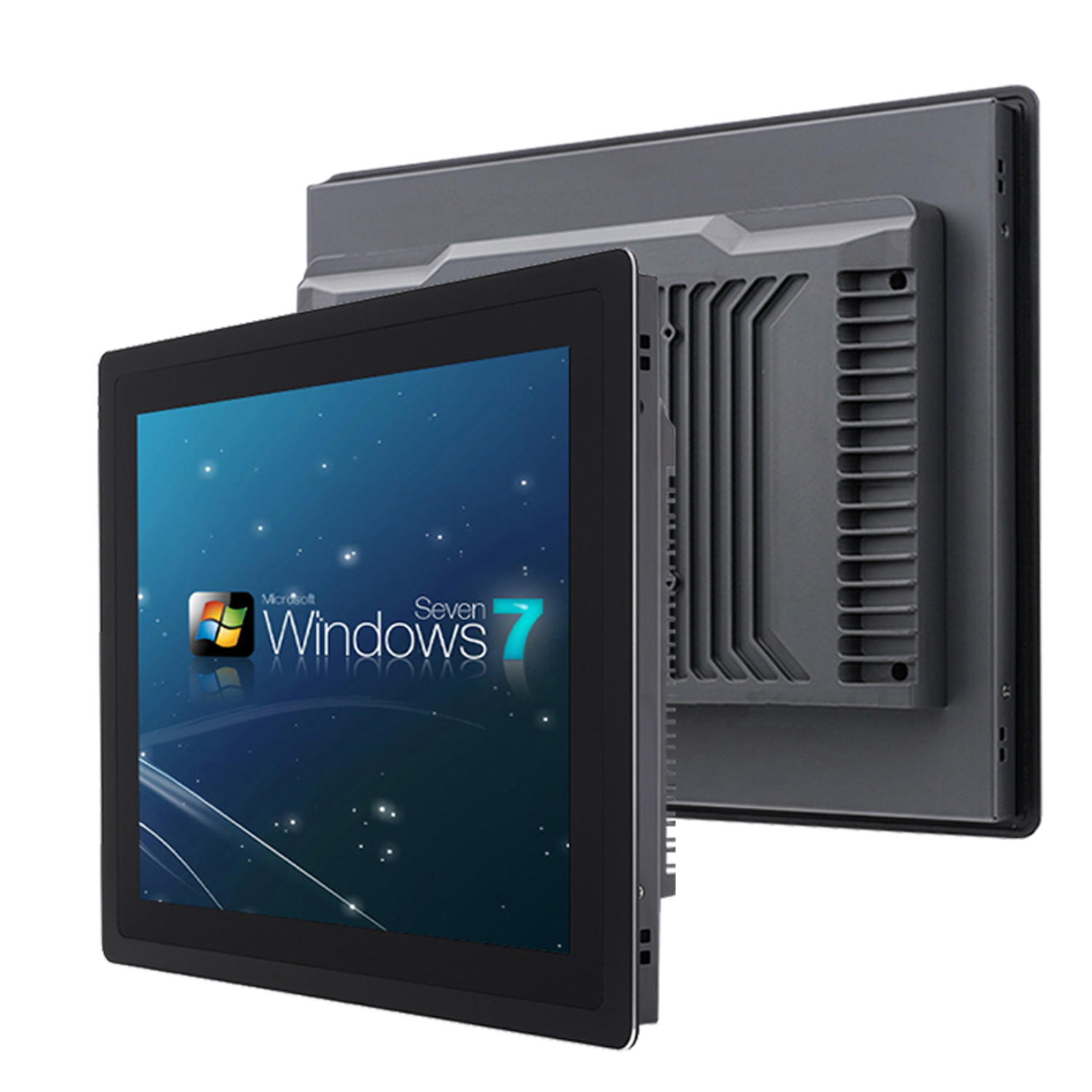 Ordenador Industrial todo en uno de 19, 21 y 17 pulgadas, tableta PC con pantalla táctil resistiva, Panel frontal, resistente al agua, con WiFi, Win10 Pro