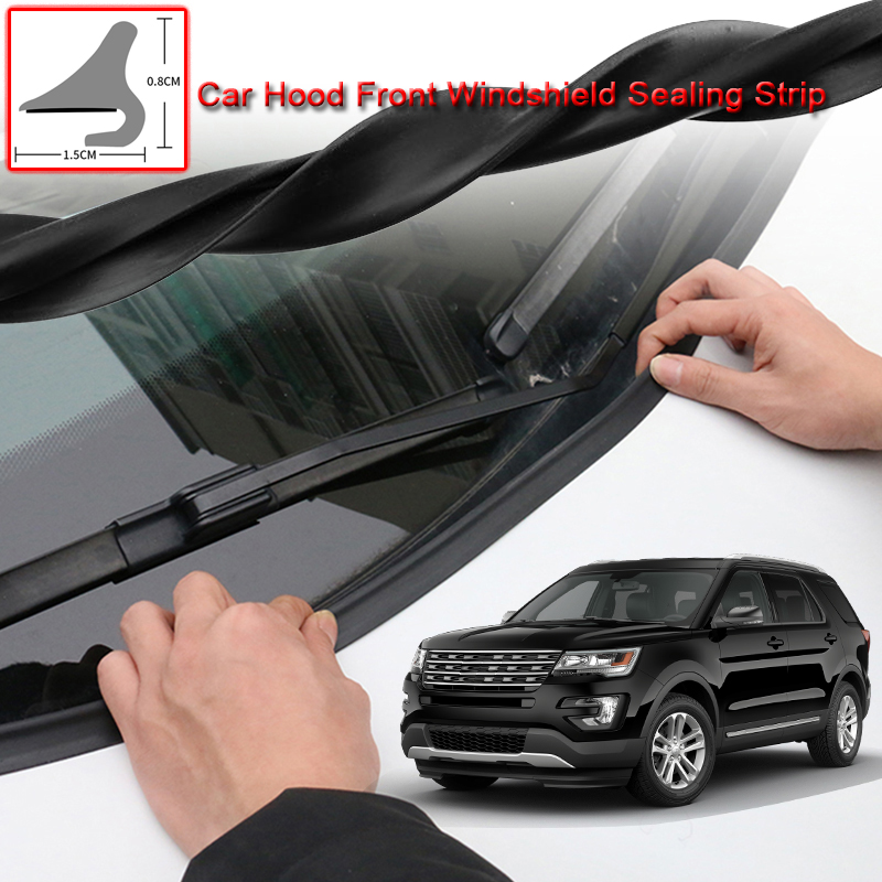 Уплотнительная лента для автомобиля Ford Explorer 2013-2021, уплотнительные полоски для ветрового спойлера, уплотнительные полоски для Защита краев, автомобильные аксессуары
