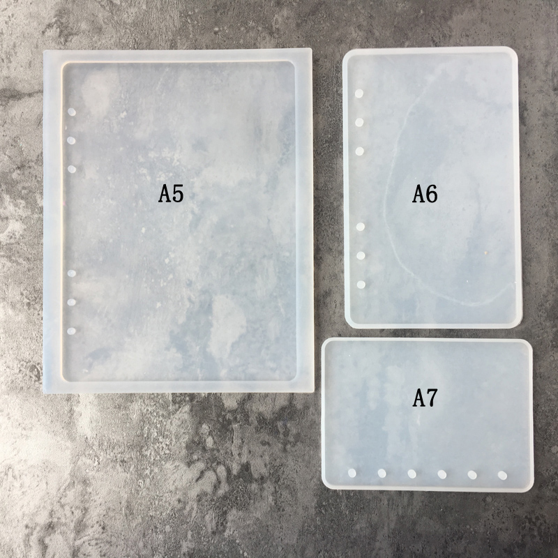 1PC A7/A6/A5 Notebook Forma Stampo In Silicone FAI DA TE Libro In Resina Stampo di Cristallo Epossidico Silicomo Stampo Libro Trasparente Stampo In Silicone