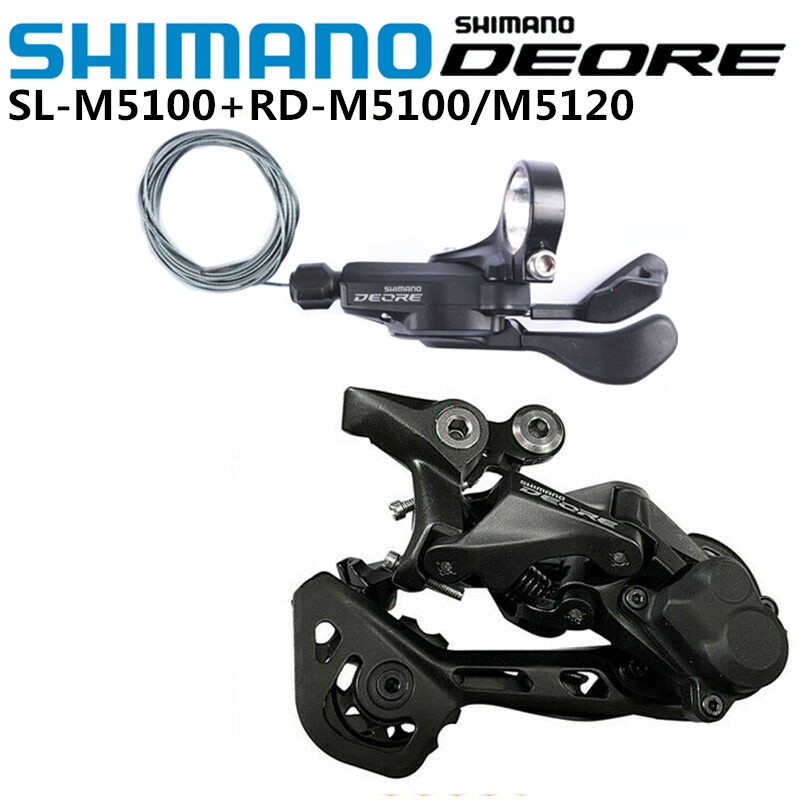 SHIMANO DEORE M5100 XT M8000 SLX M7000 11S levier de vitesse de dérailleur arrière Mini groupe vtt VTT dérailleur de Transmission