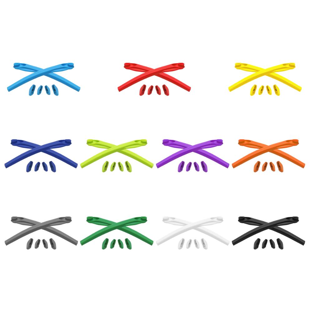 Firtox kits de borracha de substituição meias de orelha e almofadas de nariz para-oakley flak 2.0 xl oo9188 acessórios de óculos de sol-várias cores novo