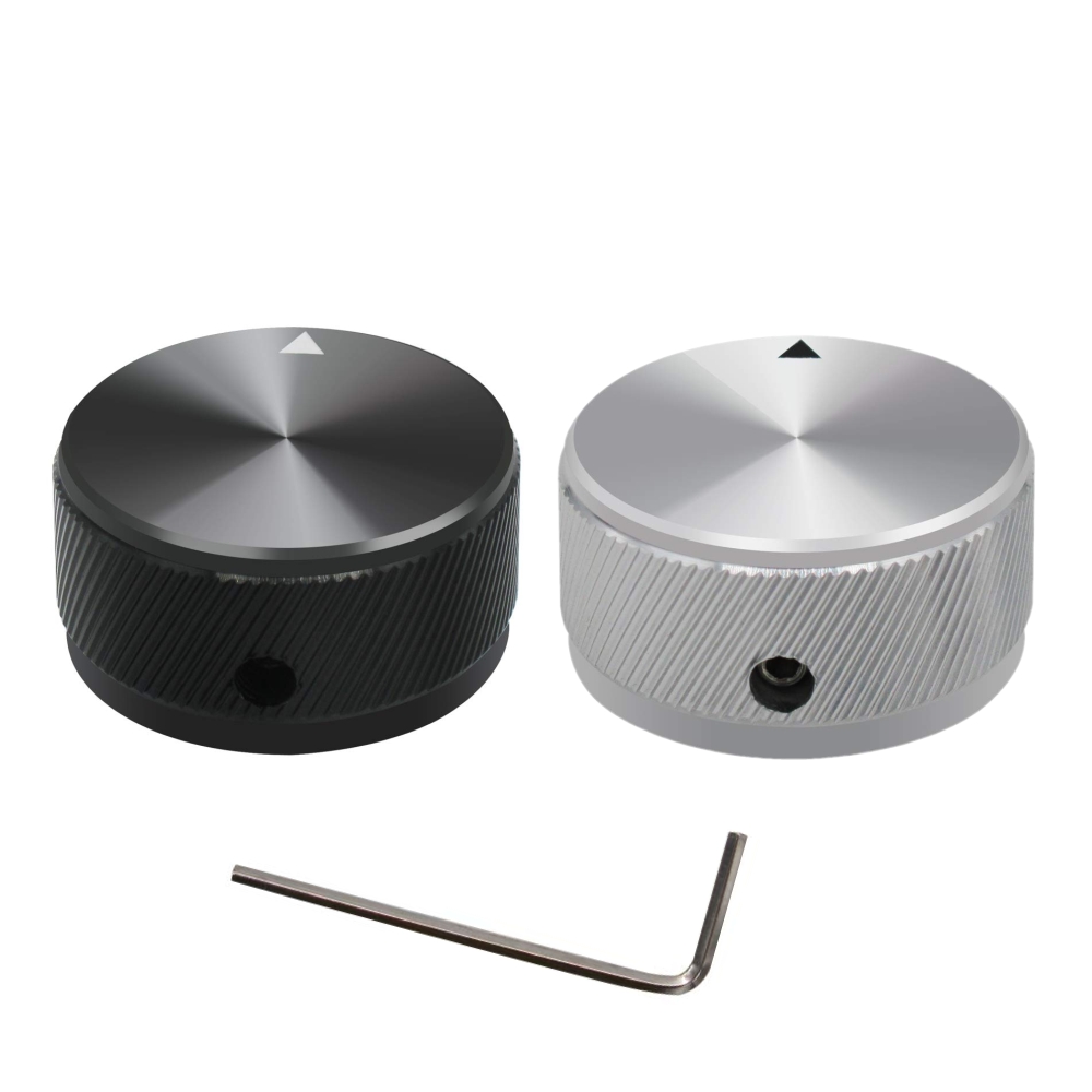 Pokrętło 34*17mm potencjometr ze stopu aluminium pokrętło sterujące głośność Audio gitara elektryczna bas typ śrubowy 34x17mm (dh) pokrętło