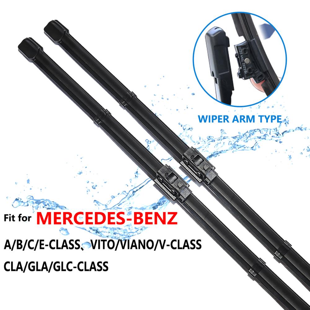 Balai d'essuie-glace de voiture pour Mercedes Benz A B C E V CLA GLA GLC Vito classe, accessoires de voiture W176 W246 W205 W213 S213 W447 C117 X156 X253