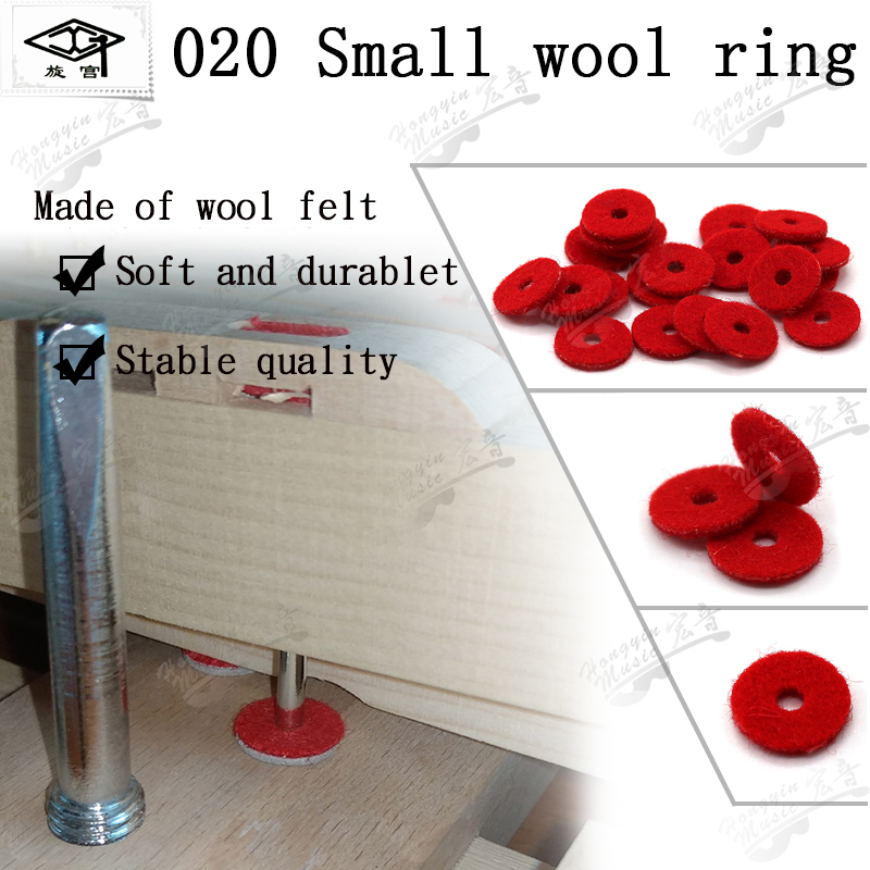 Klavier-Ersatzteile: Tastatur-Papier-Tweed-Ring, Papier-Unterlegscheibe, Dichtungsscheibe, Pin-Dichtung, 020 Kleiner Tweed-Ring