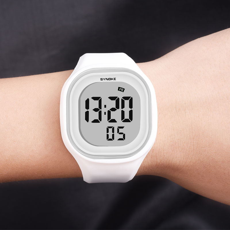 Synoke marca crianças relógio de moda crianças relógios meninos alarme led relógio digital para crianças estudante relógio de pulso à prova dwaterproof água