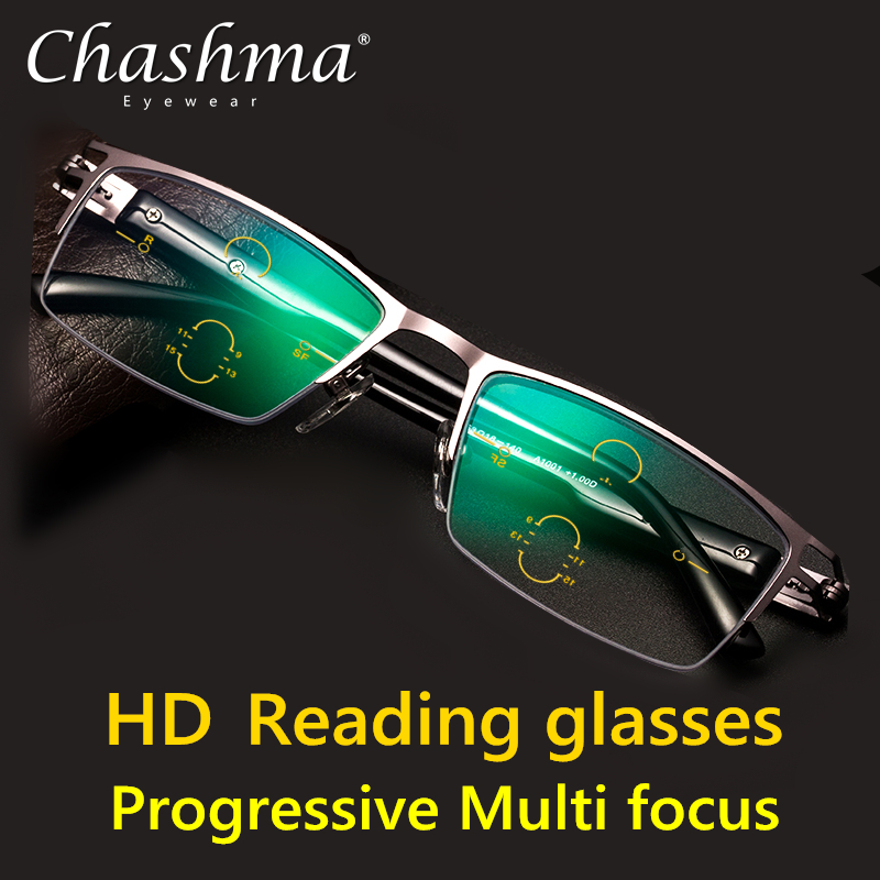 High-end ภาพปรับได้ Bifocal อ่านหนังสือแว่นตา Multifocal แว่นตา