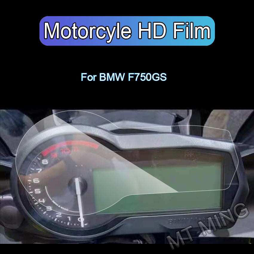 Film Instrumen Pelindung Dasbor Layar Cluster Goresan Sepeda Motor untuk BMW F850GS F750GS C400X F850 F750 GS