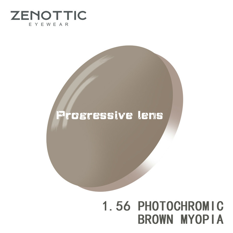ZENOTTIC Асферические устойчивые к царапинам и размазыванию 1,56 1,61 1,67 1,74 MR Мультифокальные прогрессивные фотохромные линзы по рецепту