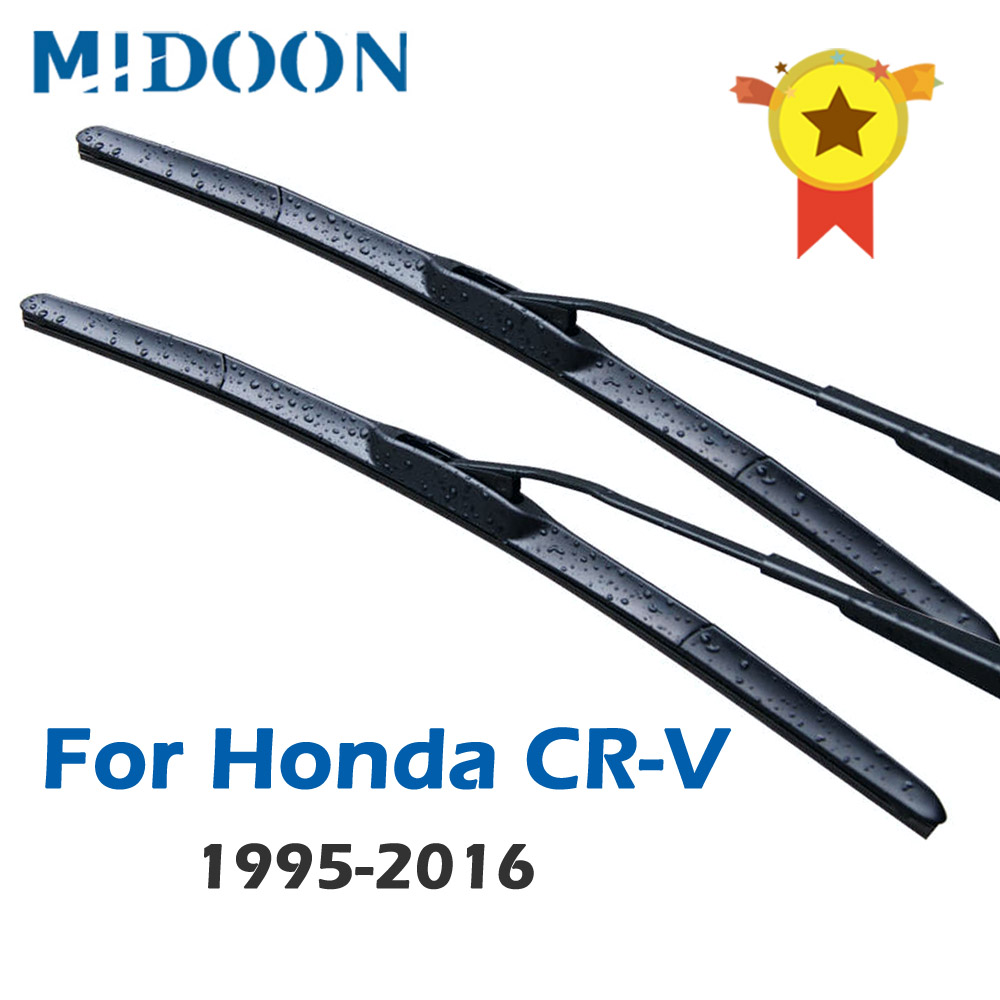 MIDOON Гибридный дворников щетки стеклоочистителя гибридная для Honda CR-V (CRV) Fit крюк оружия модель год от 1995 до 2016