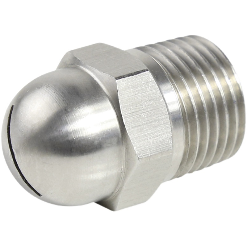 Boquilla de pulverización plana de acero inoxidable, chorro de aire BHC, boquilla de cuchilla de aire, limpieza industrial de ranuras y huecos, soplador de aire.