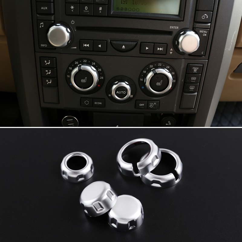 Voor Land Rover Discovery 3 2004-2009 LR3 Range Rover Sport L320 2005-08 Volume En Air Conditoin knop Trim Auto Accessoires Nieuwe