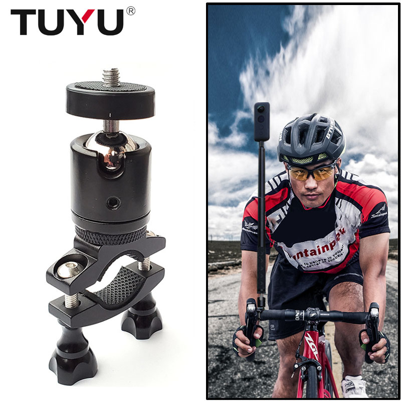 TUYU-Soporte Invisible para manillar de motocicleta, accesorio de aleación de aluminio para Selfie, Insta360 ONE X ONE R, para cámara Insta 360