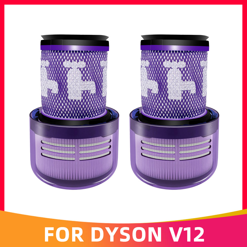 Compatível para Dyson V12 Detect Slim SV20, SV26, SV30, SV34, SV35, SV46 aspirador de pó sem fio filtro hepa peças reposição acessórios