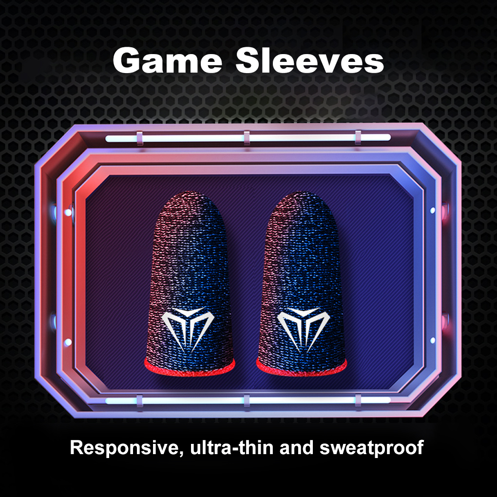 10 sztuk mobilna gra rękawice Fingertip dla Gamer Sweatproof antypoślizgowy ekran dotykowy palec rękaw oddychająca Gaming Fingertip Cover