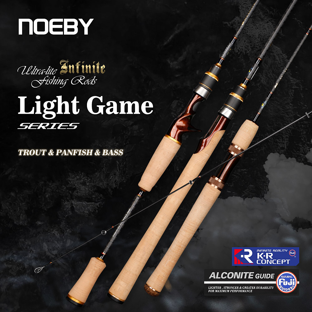 Noeby-Ultralichte Carbon Hengel, Forel Bas, Ul, M, Ml Fuji Gids, Draaiende Werphengel, Zoetwater, Kust, Boot Visgerei ﻿